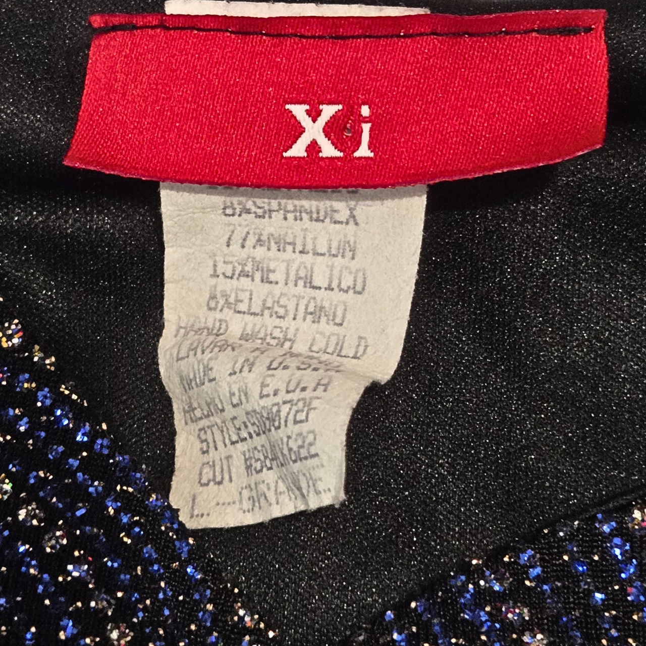 2010s - XI - GLITTER COCKTAIL DRESS