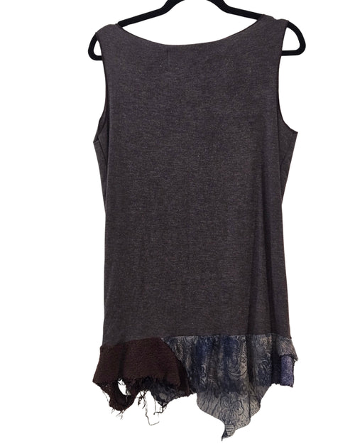 GRÄU – LACE-HEM SLEEEVELESS TUNIC – 2010s